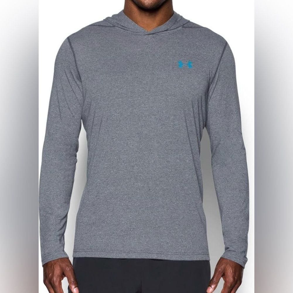 Under Armour Men's Threadborne Siro Lightweight Hoodie Stealth Gray Size M